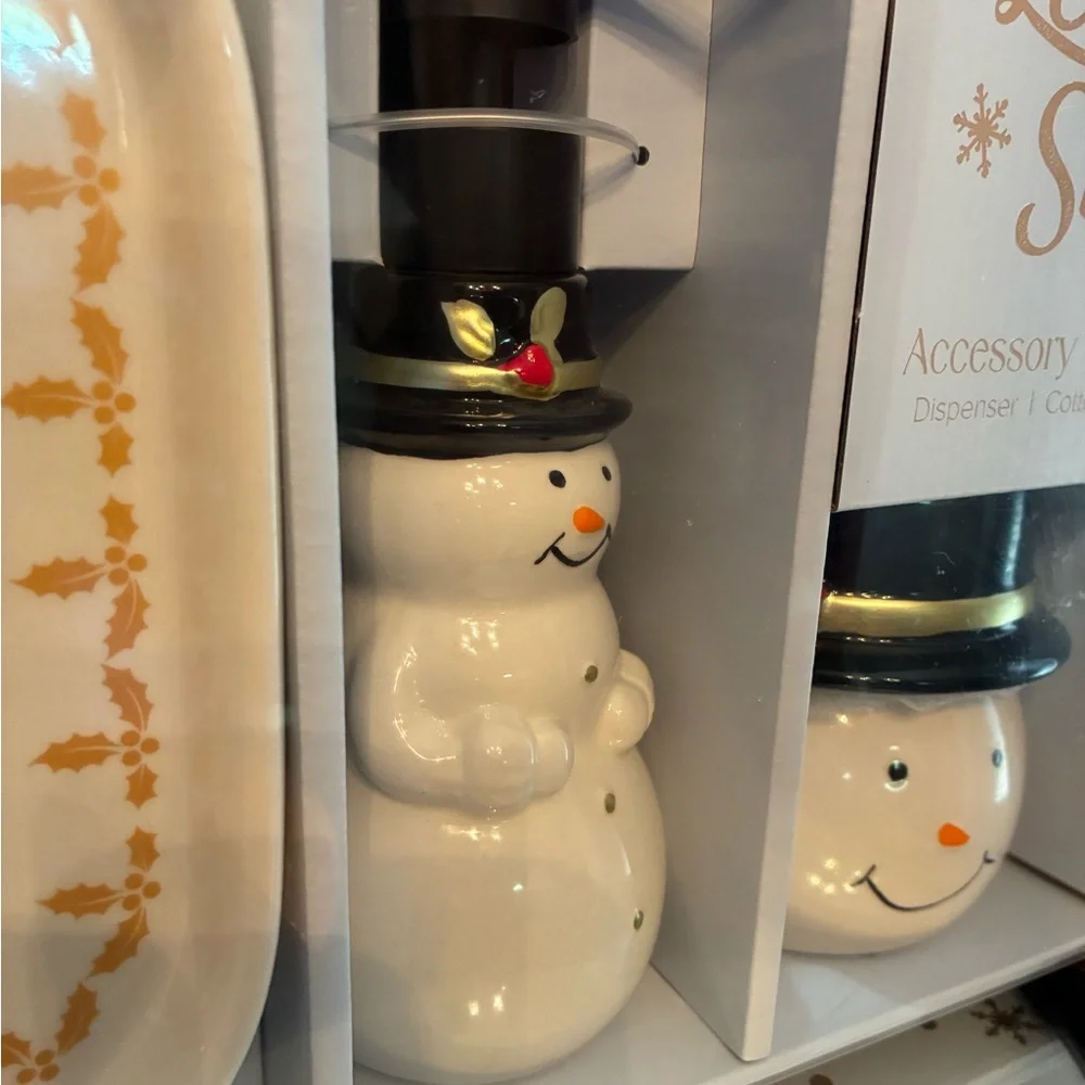 Snowman Bath accessories set